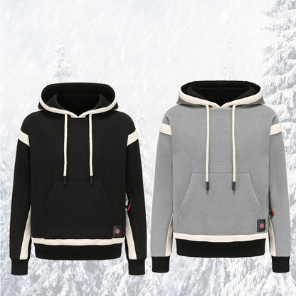 Outdoor New Technology Heating Brushed Hoody Outerwear