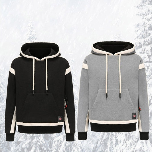 Outdoor New Technology Heating Brushed Hoody Outerwear