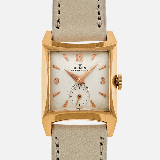 1952 Rolex Perpetual Super Precision Ref. 8126 In 18k Pink Gold