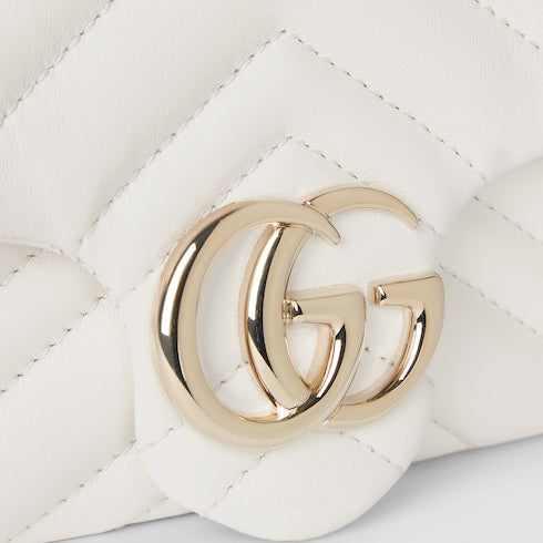 Gucci GG Marmont Mini Shoulder Bag White