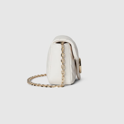 Gucci GG Marmont Mini Shoulder Bag White