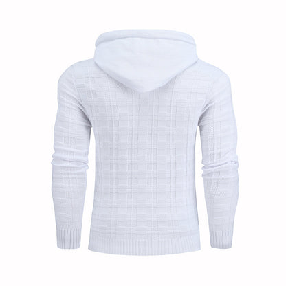 Pullover Plaid Image Multi-Color Lines Men Hoodies