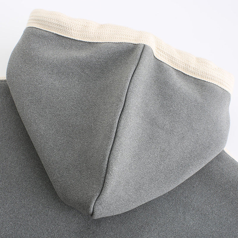 Outdoor New Technology Heating Brushed Hoody Outerwear