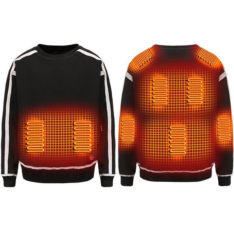 Electric Heating Clothes Color Matching Top USB Electric Heating
