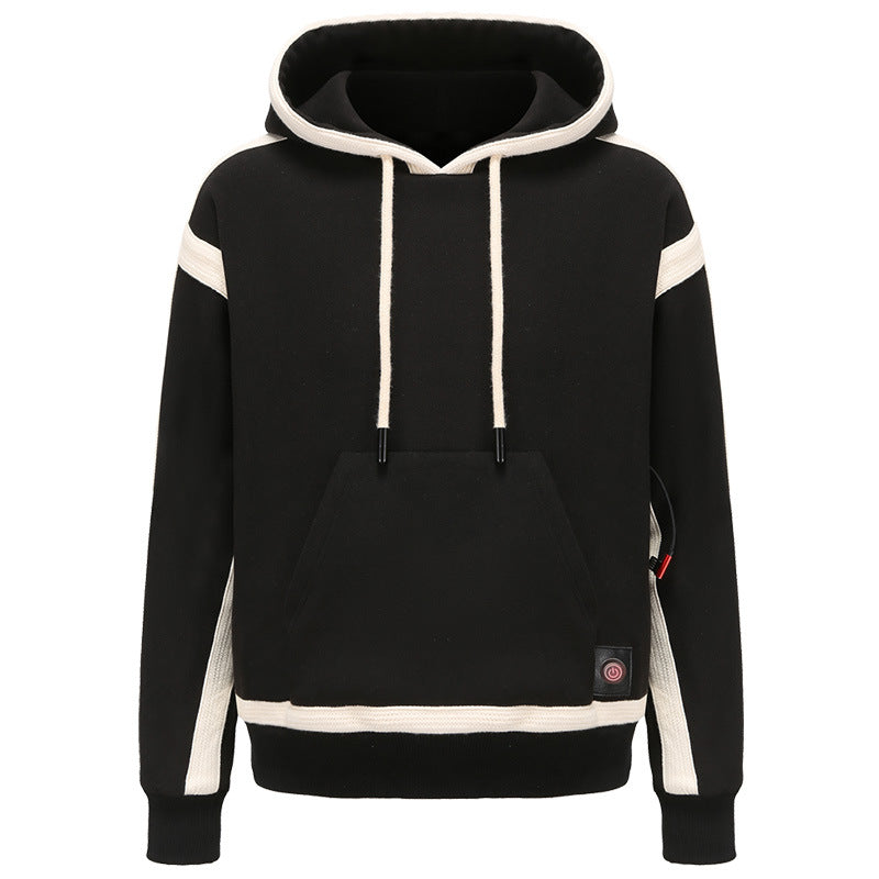 Outdoor New Technology Heating Brushed Hoody Outerwear