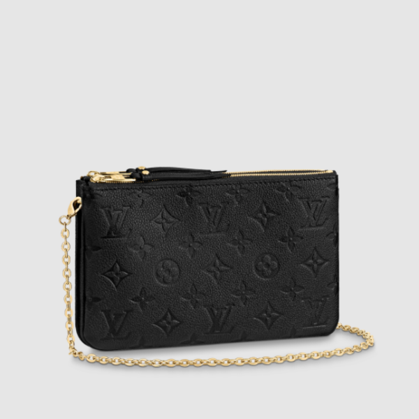 Double Zip Pochette  Material