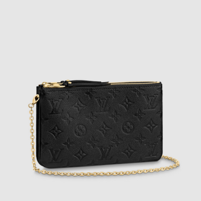 Double Zip Pochette  Material
