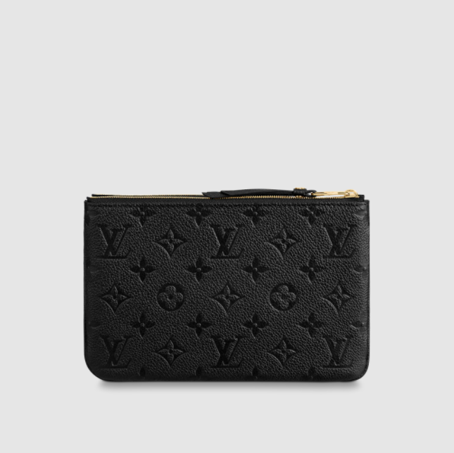 Double Zip Pochette  Material