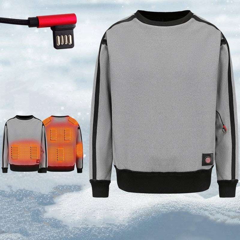 Electric Heating Clothes Color Matching Top USB Electric Heating