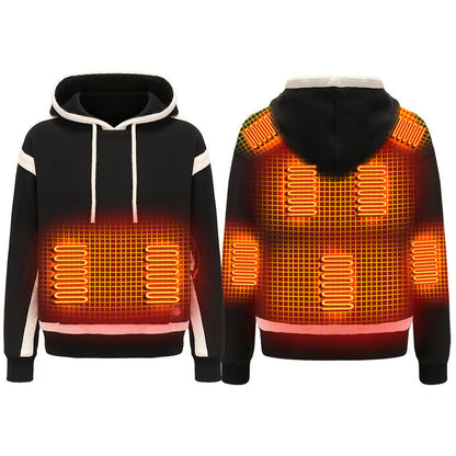Outdoor New Technology Heating Brushed Hoody Outerwear