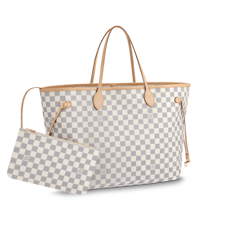 LV Neverfull GM Damier Azur