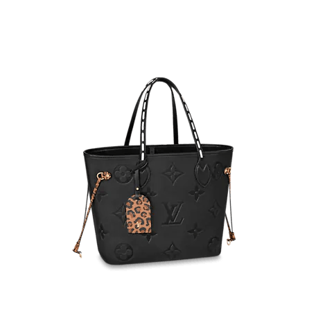 LV Neverfull MM Monogram Black