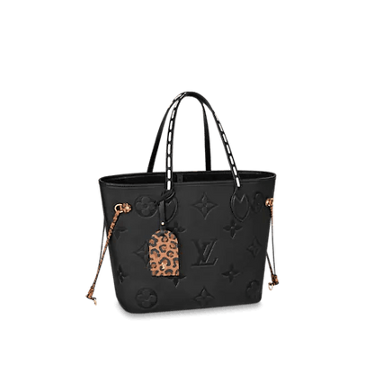 LV Neverfull MM Monogram Black