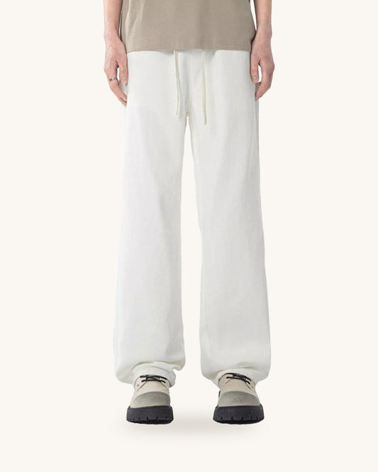 Men's Full Size Loose Fit Drawstring Linen Pants Plus Size