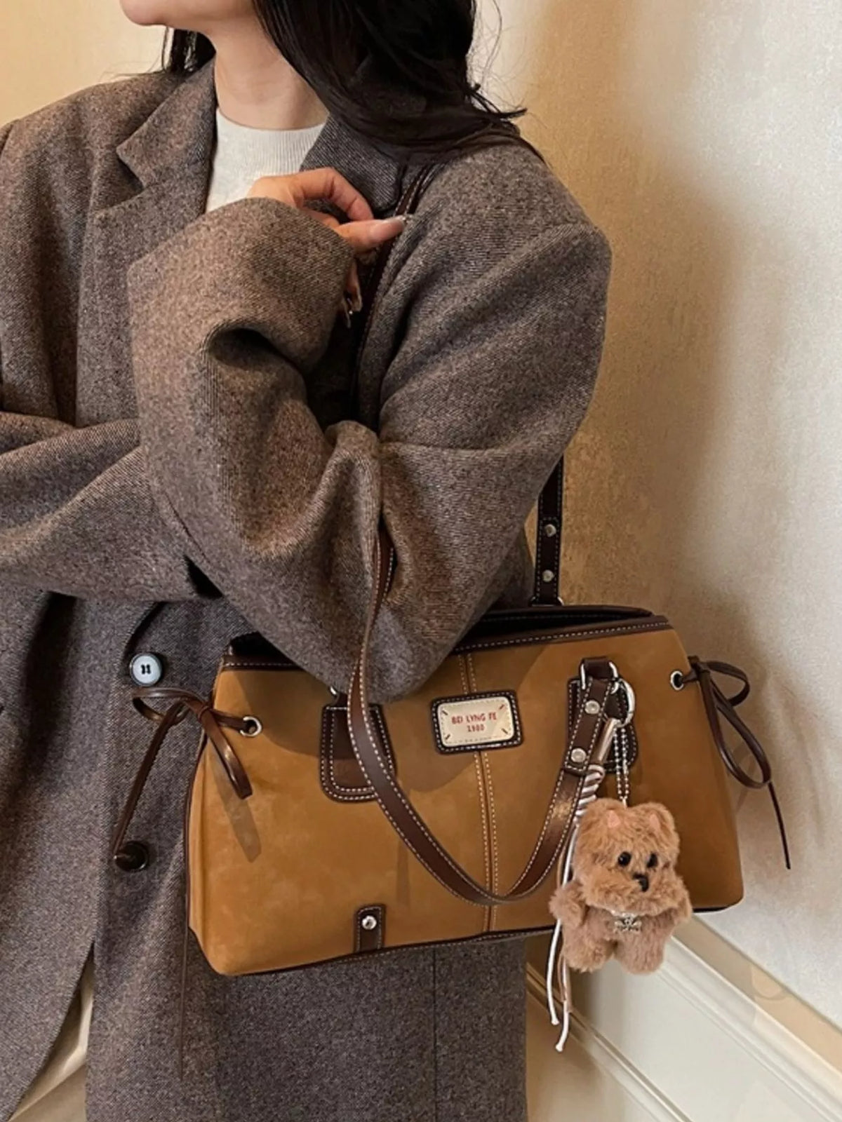 Side Tie Shoulder Bag