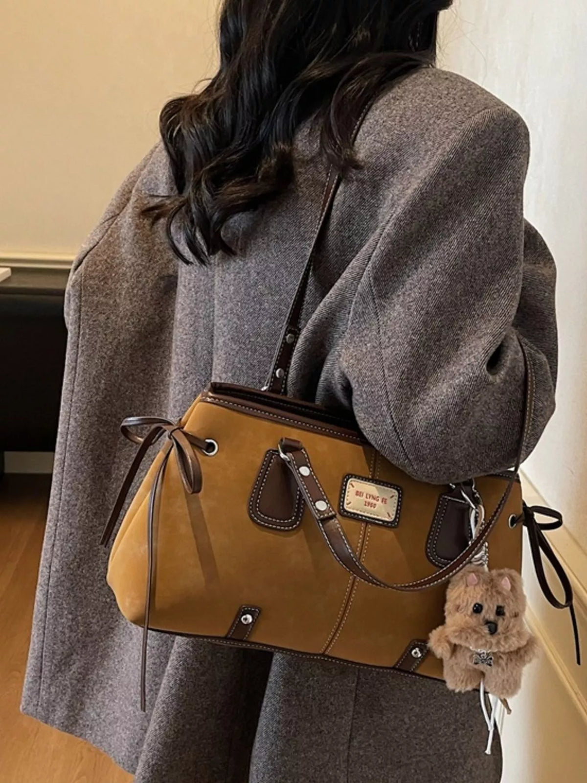 Side Tie Shoulder Bag
