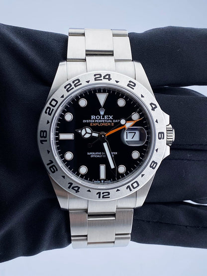 Rolex Explorer II 226570 Black Dial Men's Watch Box & Papers