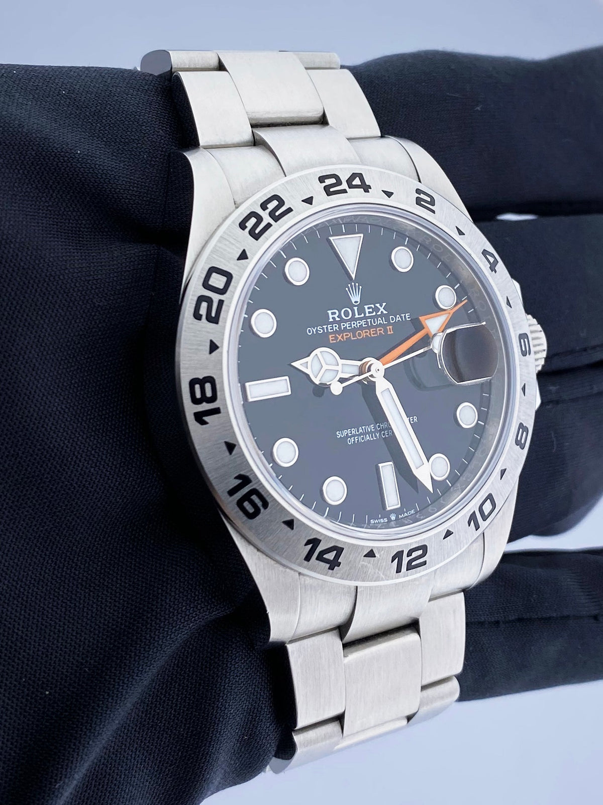 Rolex Explorer II 226570 Black Dial Men's Watch Box & Papers