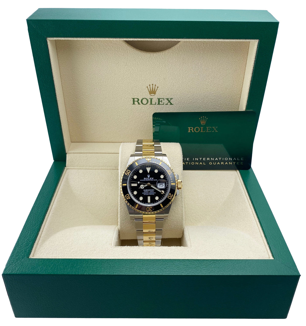 Rolex Submariner 126613LN Black Dial Two-Tone Gold Watch Box Included