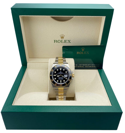 Rolex Submariner 126613LN Black Dial Two-Tone Gold Watch Box Included